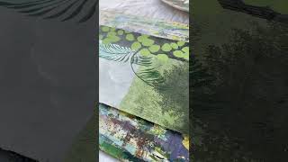 How to paint leaves🍃Botanical Art Aesthetics art watchmepaint artandcraft painting aesthetic [upl. by Moreville]