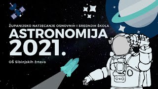 Županijsko natjecanje iz astronomije 2021  Priredba [upl. by Narbig]