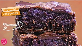 🍫 RECETTE DE BROWNIE AU CHOCOLAT FACILE 🍫 [upl. by Fauver]