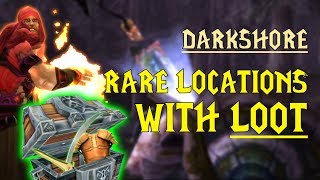 WoW Classic  Rare Mob Locations  UNIQUE LOOT  Darkshore [upl. by Klusek963]