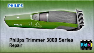 Hair Trimmer Repair at Home  how to repair hair trimmer  Philips Trimmer 3000 Series [upl. by Gaskill]