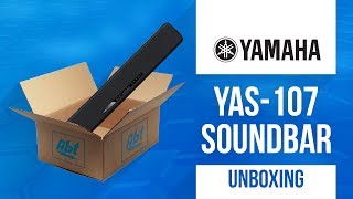 Unboxing Yamaha YAS 107 Soundbar [upl. by Aidua]