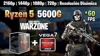 Warzone 3 Test AMD Ryzen 5 5600G 16GB Ram no GPU [upl. by Ahseiyn970]