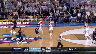 Villanova vs North Carolina Kris Jenkins shot wins national title [upl. by Elad]