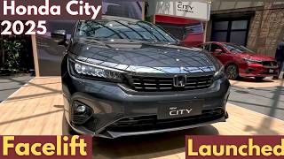 Honda City Facelift 2025 Details revealed  Honda City New Model Details 2024 [upl. by Polad320]