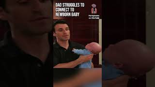 Dad struggles to connect with newborn baby 😳 supernanny childcare jofrost tvshow parenting [upl. by Aicirtan7]