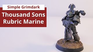 Painting Thousand Sons without the tedious armour trim [upl. by Ahcila]