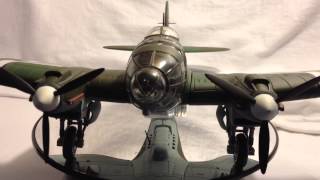 FRANKLIN MINT DIE CAST 148 HEINKEL HE 111 [upl. by Berlinda]