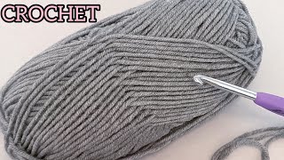 SUPER EASY AND FAST NEW Crochet tutorial for beginners [upl. by Ilahsiav]