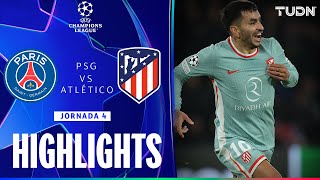 HIGHLIGHTS  PSG vs Atlético Madrid  UEFA Champions League 2425  TUDN [upl. by Eeloj46]