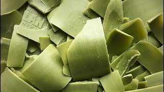 SOAP ASMR Breaking Dalan Olive Soap Plates Super Crunchy and Satisfying [upl. by Yenial524]