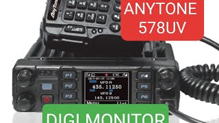 ANYTONE 578UV Pro  Turn on Digi Monitor [upl. by Verina224]