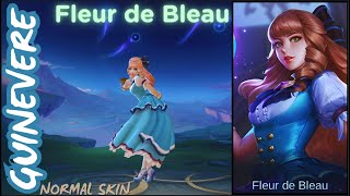 Guinevere Fleur de Bleau Normal Skin MLBB Skin Effects 4K UHD  Slow Motion Showcase [upl. by Ayanahs]