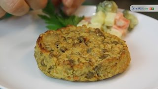 Cucina vegana il burger di verdure e legumi [upl. by Eadie966]