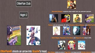 BrantSteele Hunger Games Simulator with OtterFan Club members with pictures this time [upl. by Airtina]