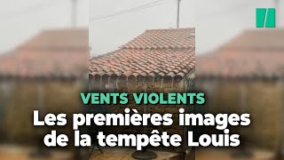 Les premières images de la tempête Louise en France [upl. by Henriette]