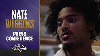 Nate Wiggins on Adapting to the NFL  Baltimore Ravens [upl. by Claudia]