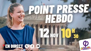 🔴 Point Presse Hebdo de La France Insoumise  NFP à lAssemblée nationale [upl. by Barrie]