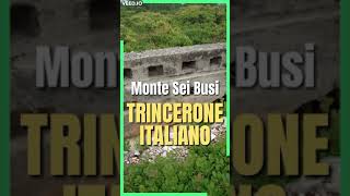 ⚪ Il Trincerone italiano del Monte Sei Busi linea fortificata carso isonzo grandeguerra trincea [upl. by Amadis]