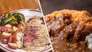 Valentines Dinners Around The World • Tasty Recipes [upl. by Ayrolg217]