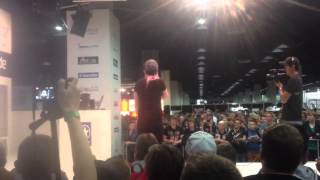 ShuffleLP 3 BestDayEver D Tom auf der Lets Player Bühne Gamescom 2013 [upl. by Eelyahs]