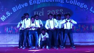 M S Bidve engineering college Latur पर्व2019 youth fest Rockstars Chawat Boys group Mashup [upl. by Thrasher50]