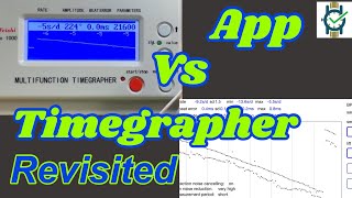 App Vs Timegrapher Revisited [upl. by Aia]