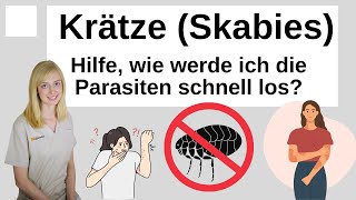 Krätze  Hilfe wie werde ich die Parasiten schnell los [upl. by Buxton]