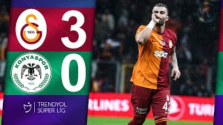 GALATASARAY 30 KONYASPOR  ASLAN EKSİKSİZ GİDİYOR  Süper Lig 2024 [upl. by Lupee624]