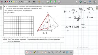 Evaluarea Nationala octombrie 2023 Craiova CN Carol 1 Matematica [upl. by Hackney]