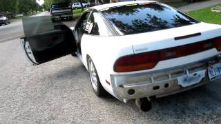 1991 240sx with 1995 KA24DE Engine Swap 248232 Cams  Deans 240sx [upl. by Eissehc]