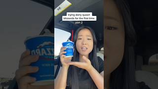 She Trying DQ Blizzard First Time  Dairy Queen Blizzard blizzard dairyqueen dq backtoschool fy [upl. by Clayson]