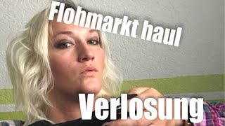 Flohmarkthaul  Flohmarkt  Trödelhaul  Fashion  beautybox Verlosung Juli 2018 [upl. by Notserk]