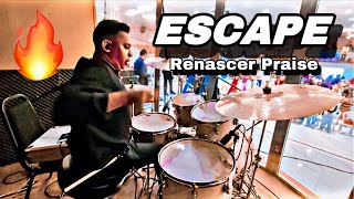 ESCAPE Renascer Praise 🔥😱 Edi Shao drum cam 🔥 [upl. by Wenger]