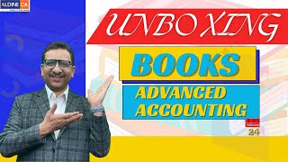 Unboxing  Study Kit  CA Inter G1  Advanced Accounting  Feb24 Batch [upl. by Cloe]