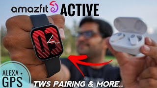 Amazfit Active SmartWatch with AI Fitness Exercise Coach amp GPS ⚡⚡ Complete Testing ⚡⚡ [upl. by Gnouv]