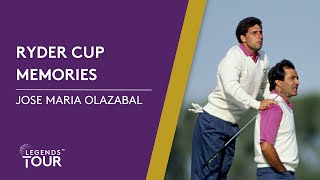 Ryder Cup Memories Jose Maria Olazabal [upl. by Dnomzed]