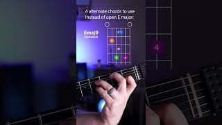 Four super cool guitar chords to use instead of a regular open E [upl. by Ygiaf52]