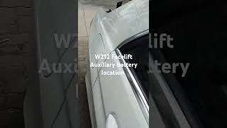 W212 Facelift Auxiliary Battery location [upl. by Tillman]