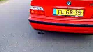 BMW e36 325i OEM  Stock Exhaust Sound [upl. by Punak]