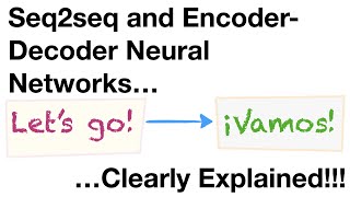 SequencetoSequence seq2seq EncoderDecoder Neural Networks Clearly Explained [upl. by Sender]