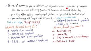 Case heart burn and malignant cells in the stomach [upl. by Lester808]