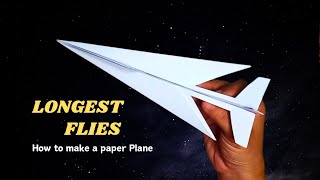 How to make a paper airplane that flies long [upl. by Luiza423]