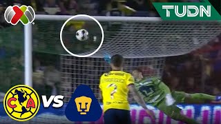 ¡Aguirre le sacó puntura al travesaño  América 01 Pumas  Liga Mx AP2024  J10  TUDN [upl. by Nostaw]