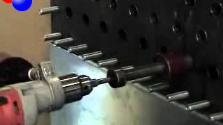 Heat exchanger tube rolling [upl. by Anaiq599]