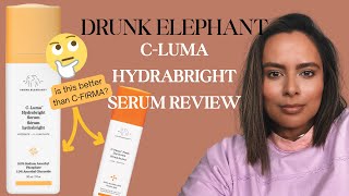 NEW Drunk Elephant CLuma Hydrabright Serum Review  Nadia Vega [upl. by Aicaca]