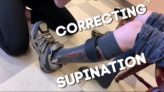 Custom AFO fitting  Supination Foot Correction [upl. by Gallard]