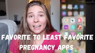 Ranking Pregnancy Apps From Worst to Best  11 Apps [upl. by Drofhsa489]