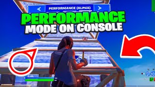 NEW HOW TO GET PERFORMANCE MODE ON CONSOLE LOW MESHES  MOBILE BUILDS PS4XBOXPS5 TEST [upl. by Sawyor409]