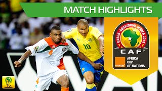 Gabon vs Niger  Orange Africa Cup of Nations GABONEQUATORIAL GUINEA 2012 [upl. by Leclair338]